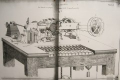 1860's model of Hughes telegraph diagram by G. Miriel